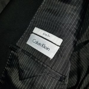 Calving Klein suit jacket